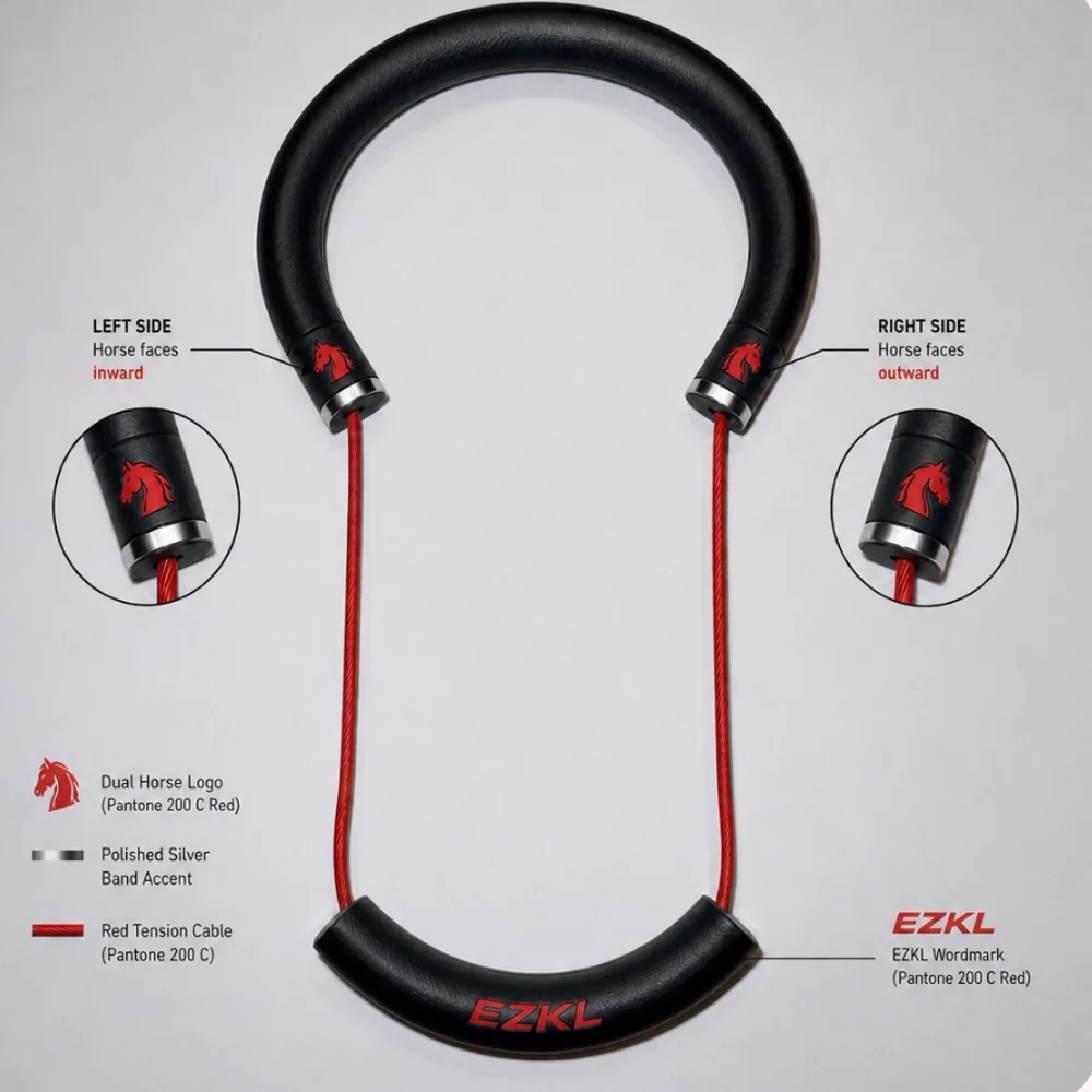 EZKL black band with red string